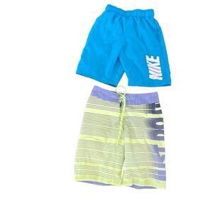 Nike bundle of two boys size small swimsuits